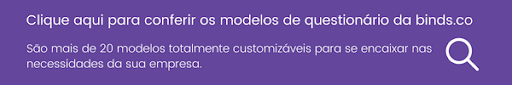 banner binds modelos de questionários
