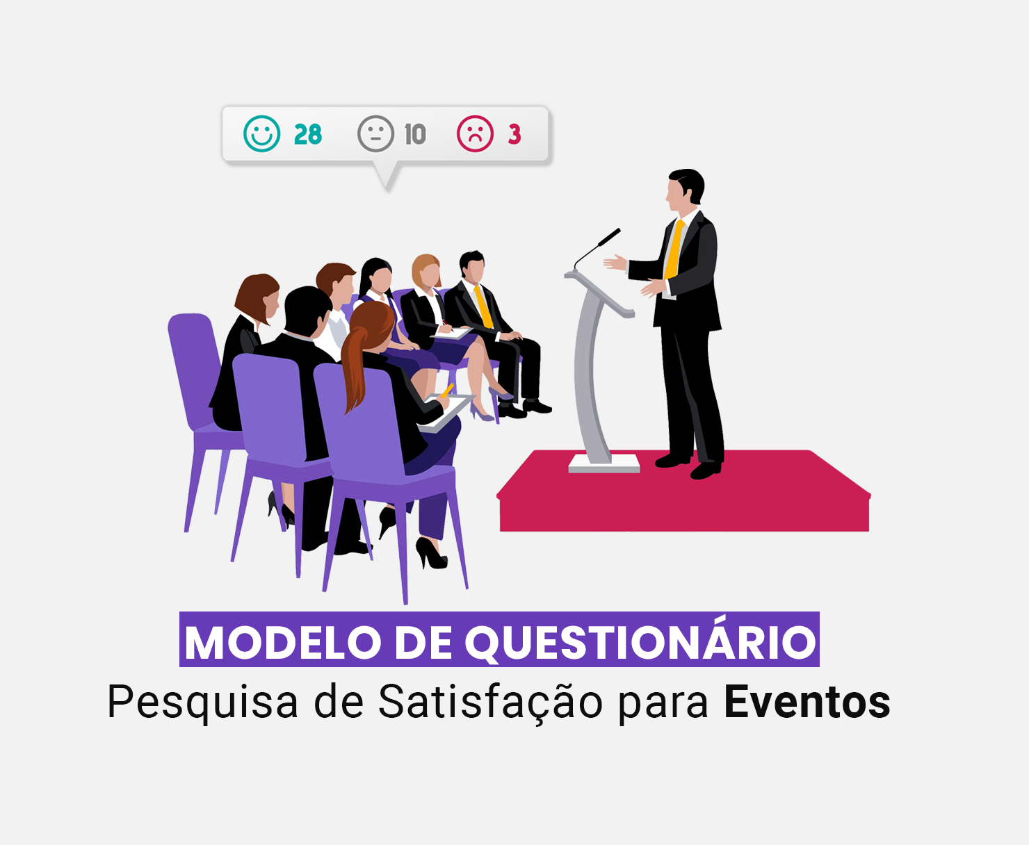 modelo de questionário para eventos